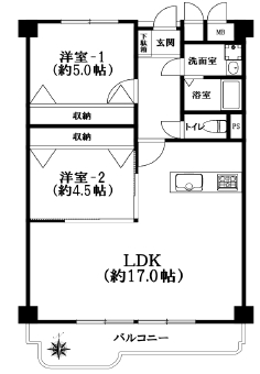 立花グリーンハイツ壱号棟